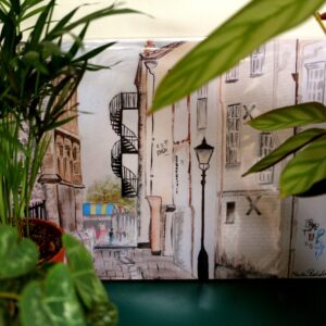 A Glimpse of the Market Print