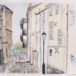 A Glimpse of the Market Print